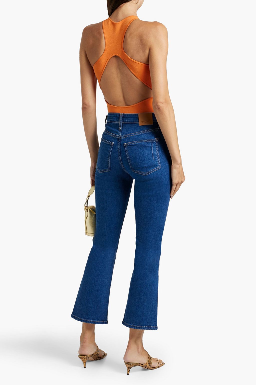 DEREK LAM 10 CROSBY Goldie high-rise kick-flare jeans