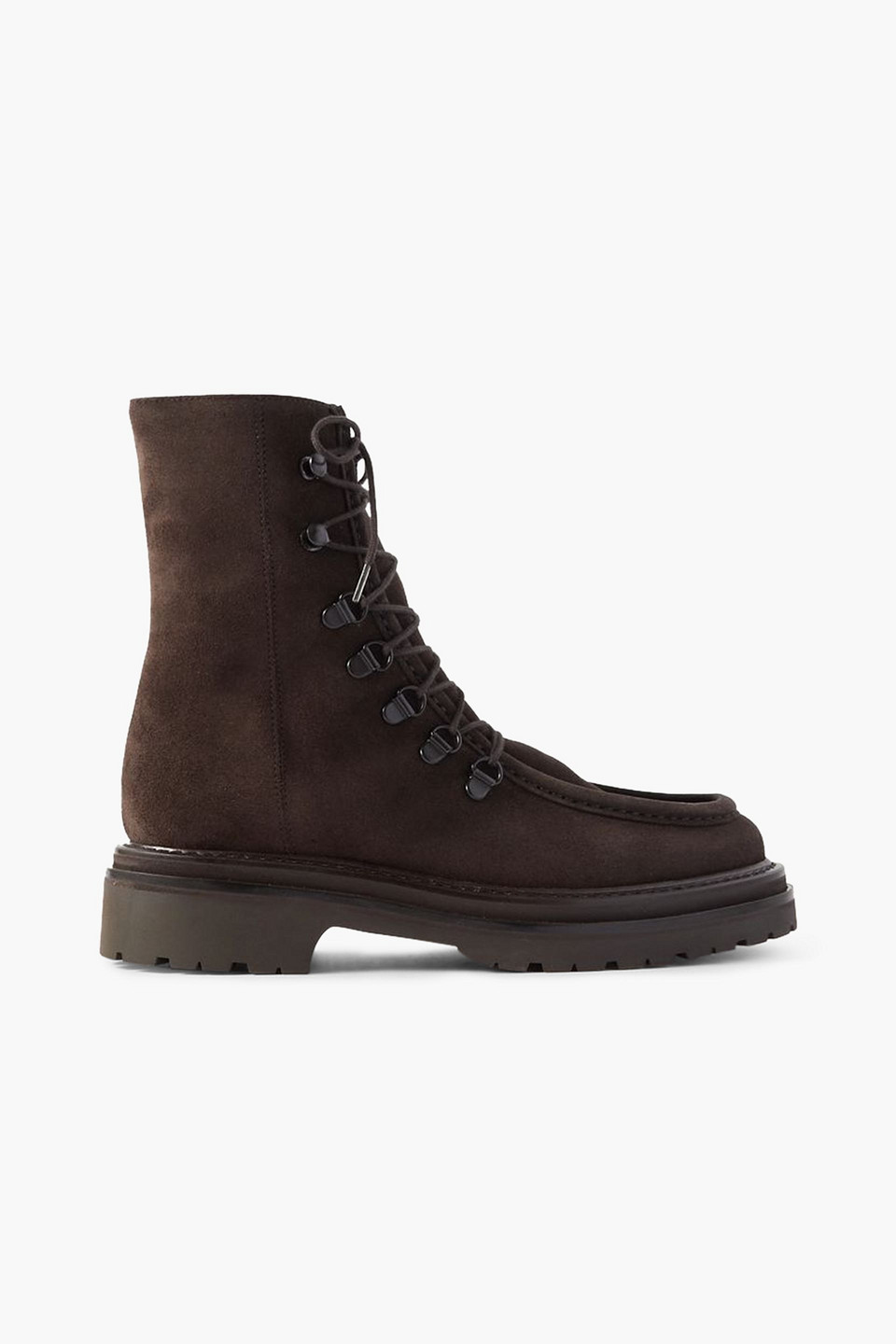 Legres 16 Suede Ankle Boots In Chocolate