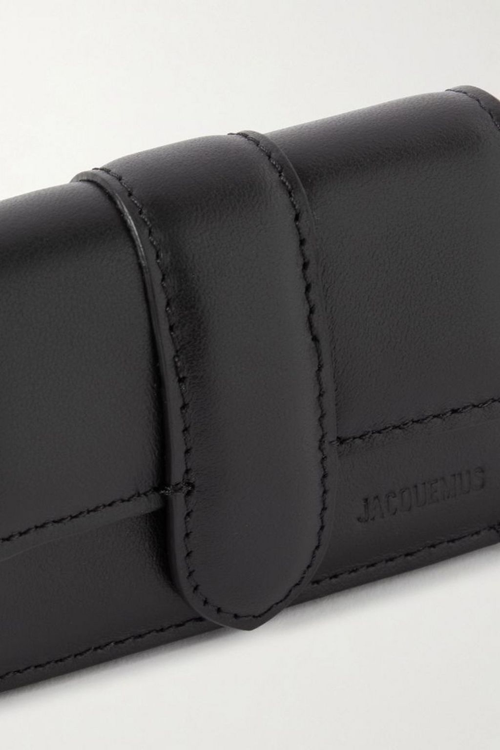 JACQUEMUS Le Porte Bambino leather airpods case