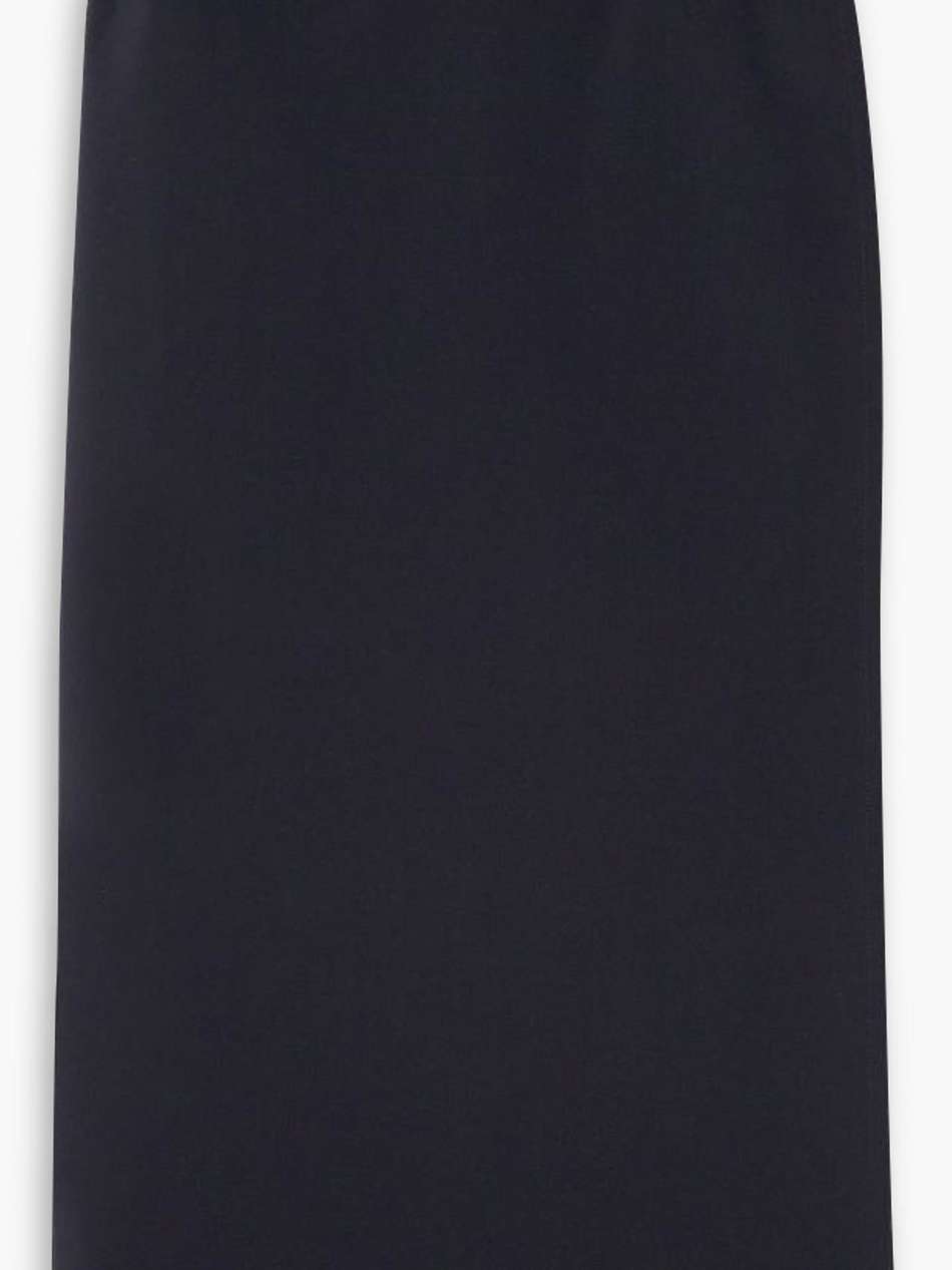 belted cady maxi skirt