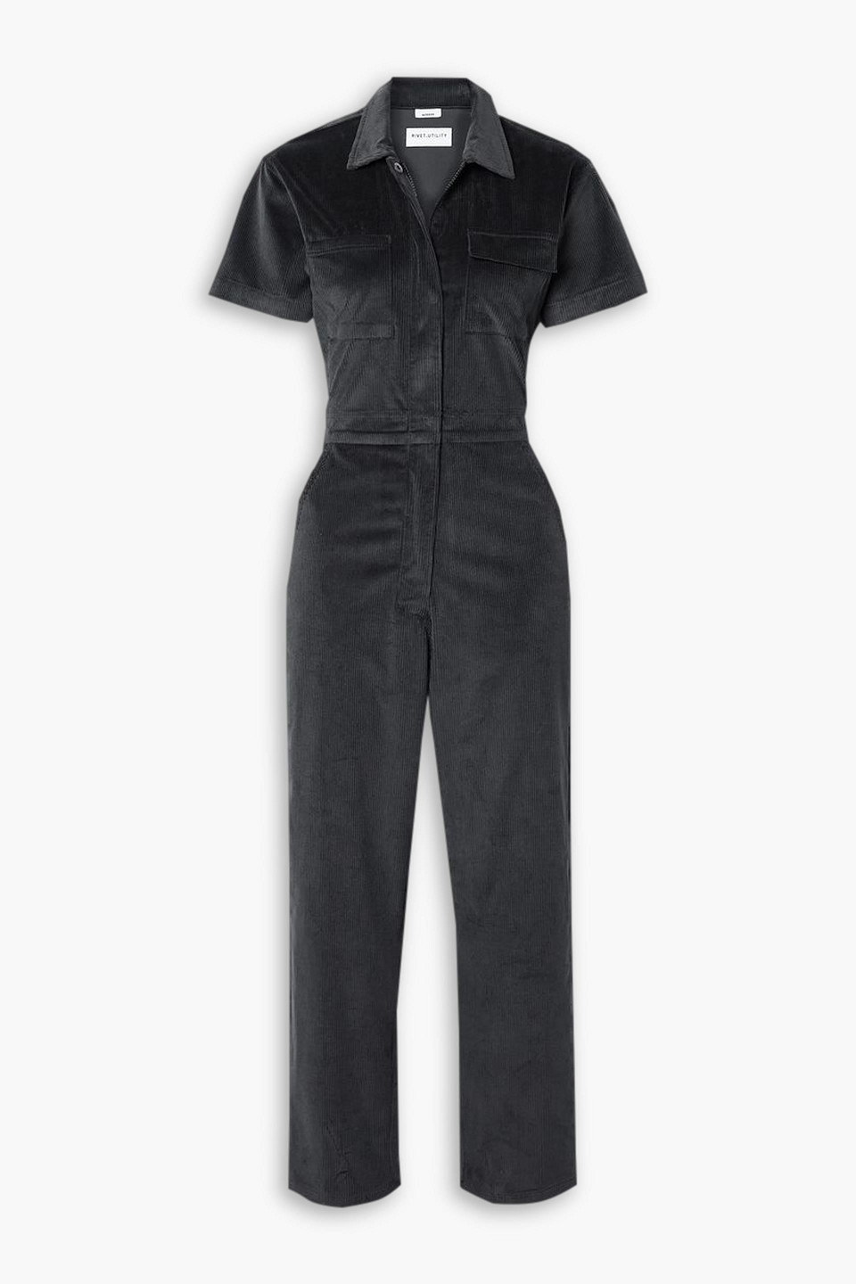 Worker cotton-blend corduroy jumpsuit