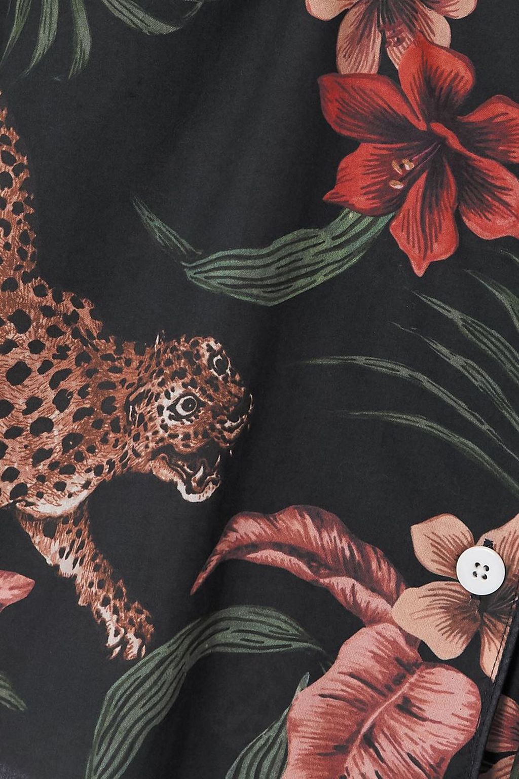 DESMOND & DEMPSEY Printed cotton pajama set