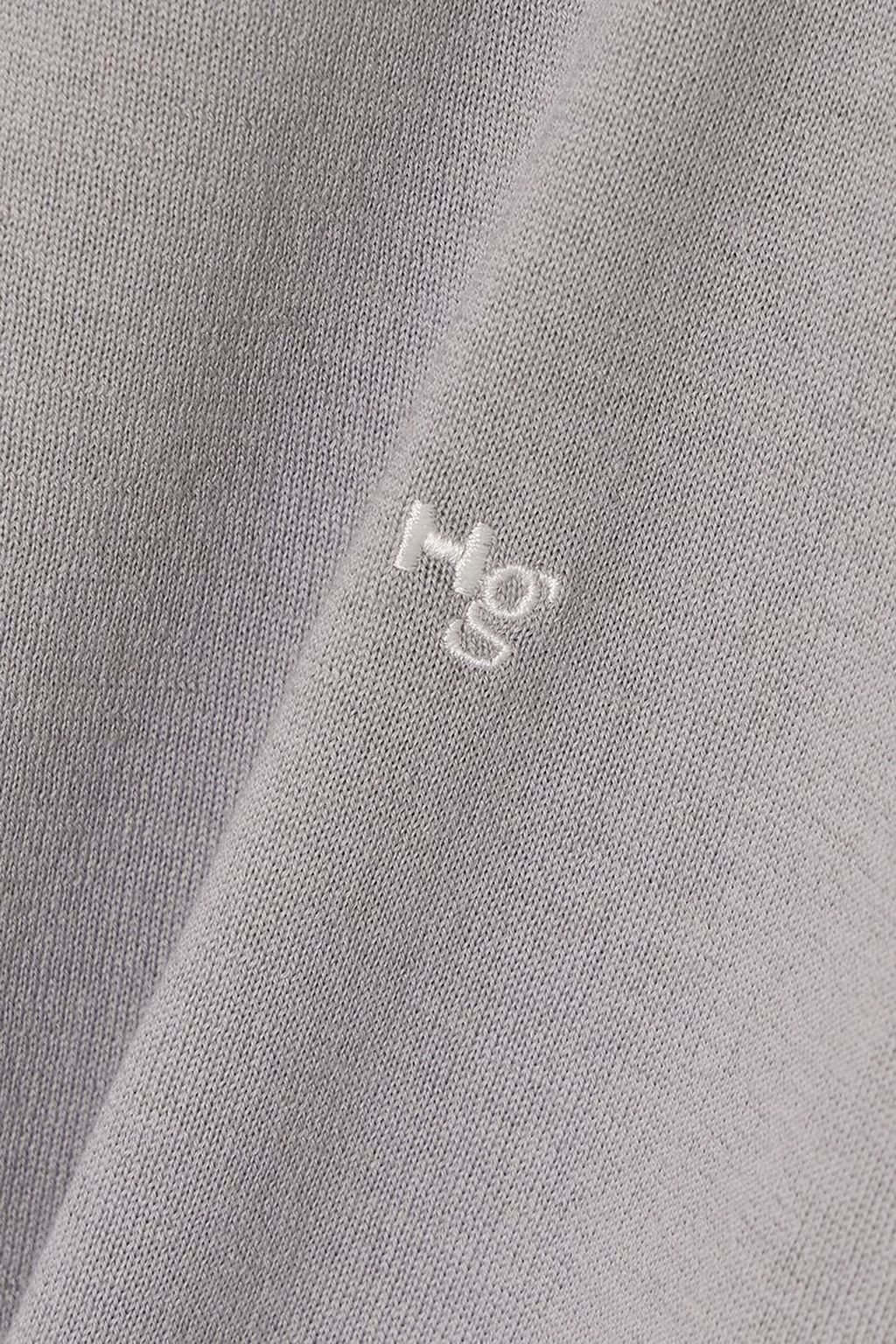 HOMMEGIRLS Embroidered merino wool polo sweater