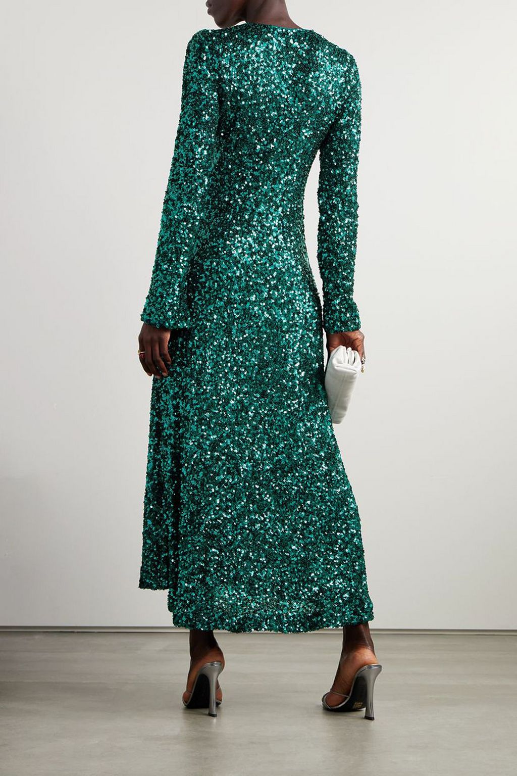 ROTATE BIRGER CHRISTENSEN Sierra sequined stretch-tulle midi dress