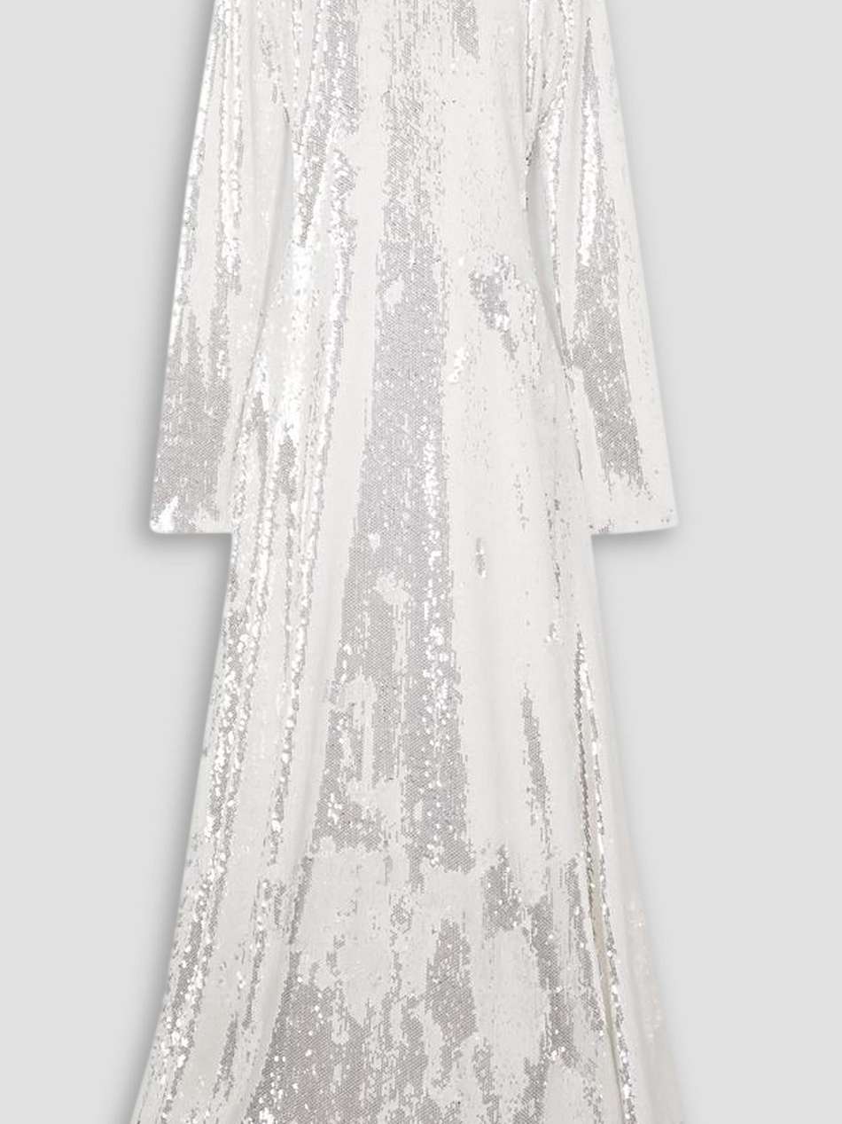 sidse open-back sequin-embellished stretch-tulle gown