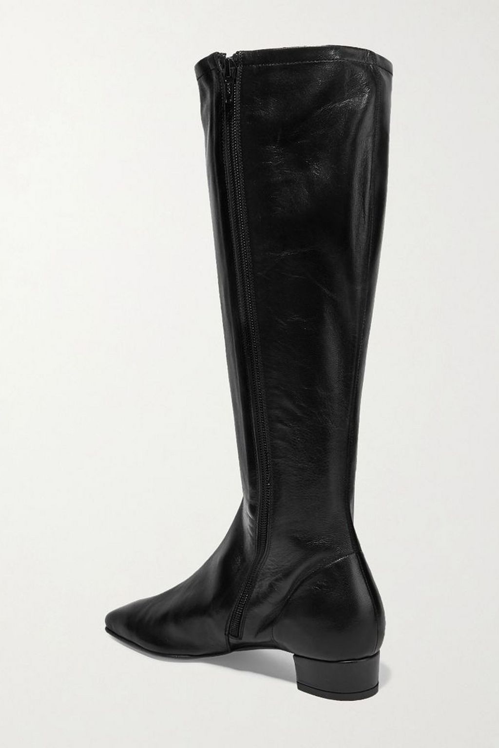 BY FAR Edie leather knee boots