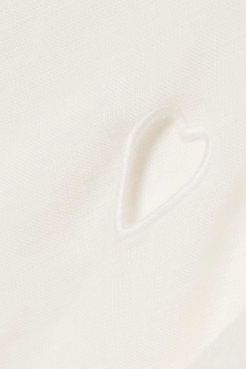 BASERANGE Cutout linen tank