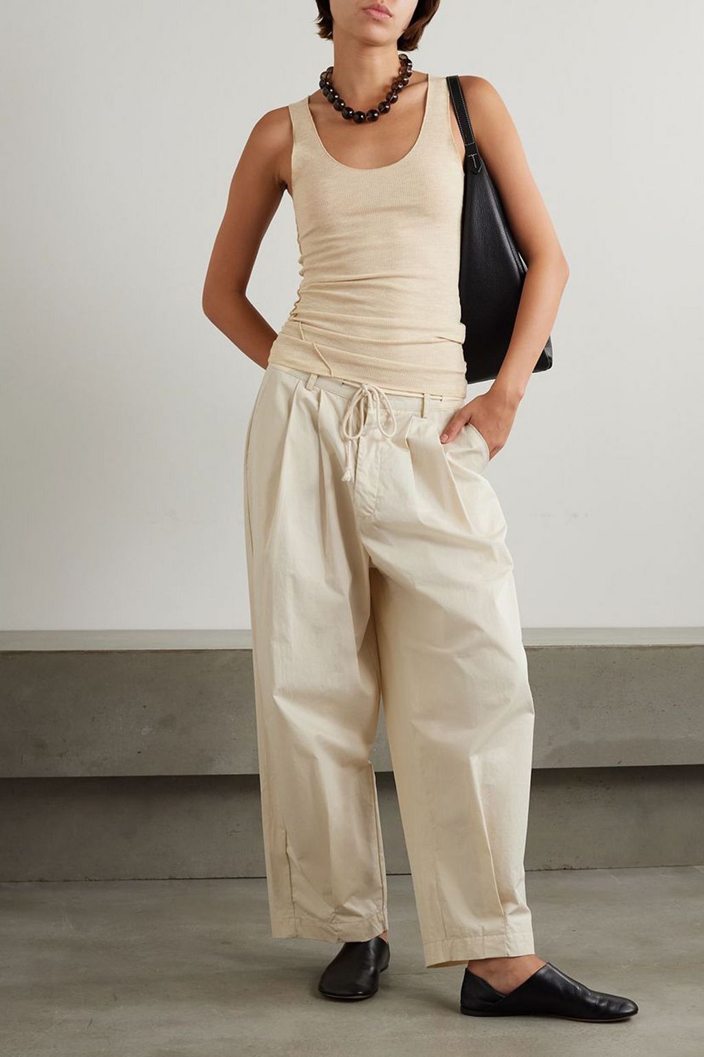 DEIJI STUDIOS Ribbed-knit tank