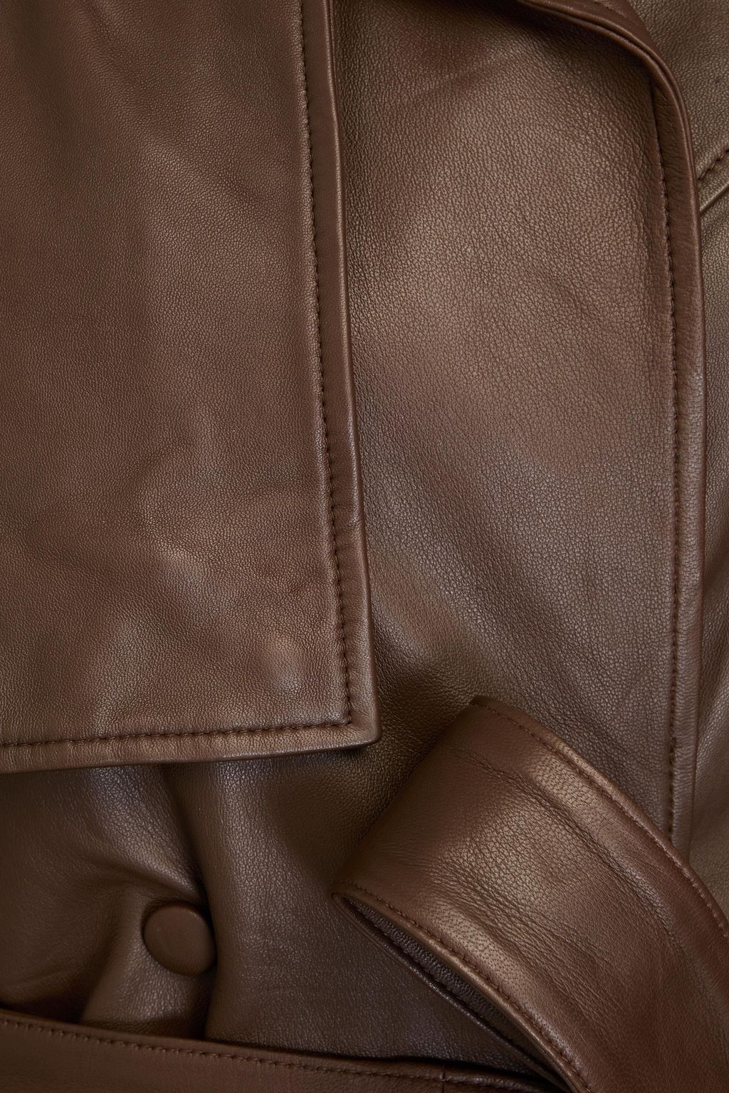 MUUBAA Hazel leather trench coat