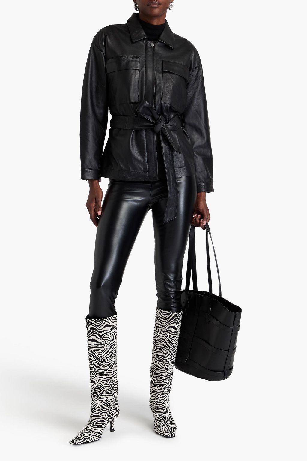 Muubaa leather leggings outlet
