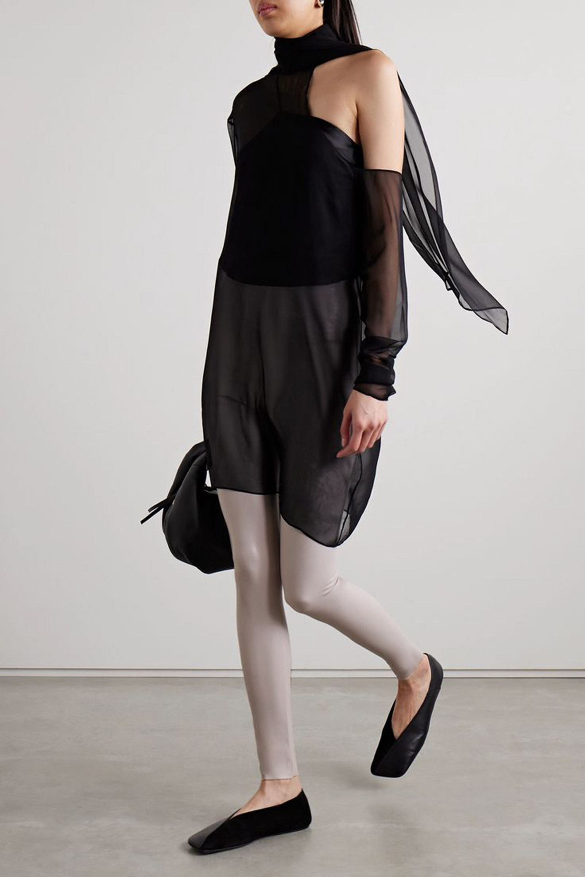 Commando Faux stretch-leather leggings