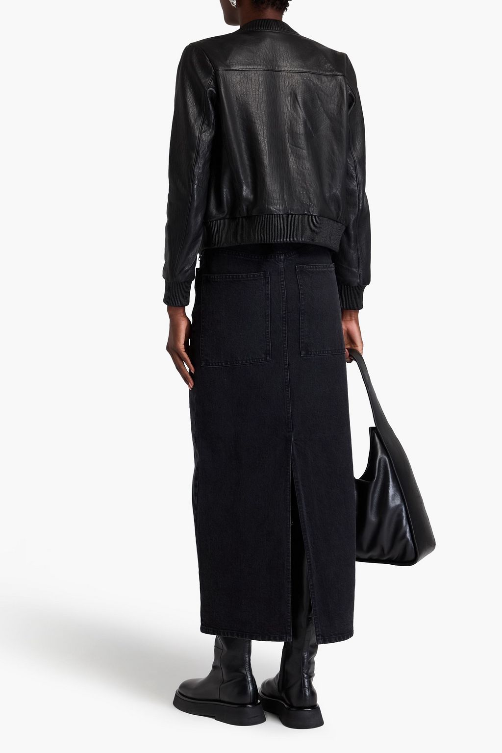 MUUBAA Leather bomber jacket