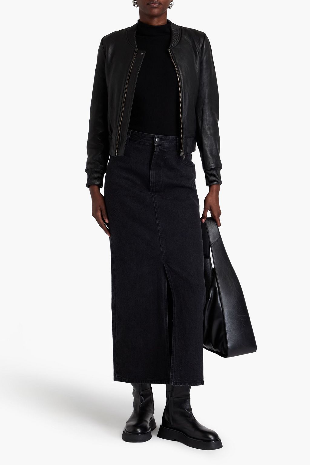 MUUBAA Leather bomber jacket