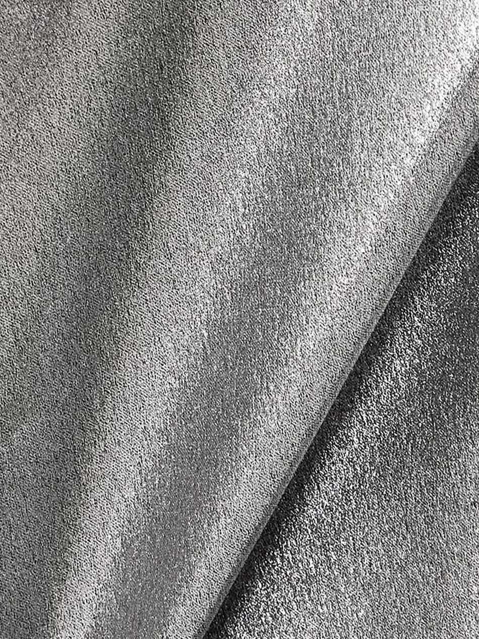 sidney metallic stretch-satin mini dress