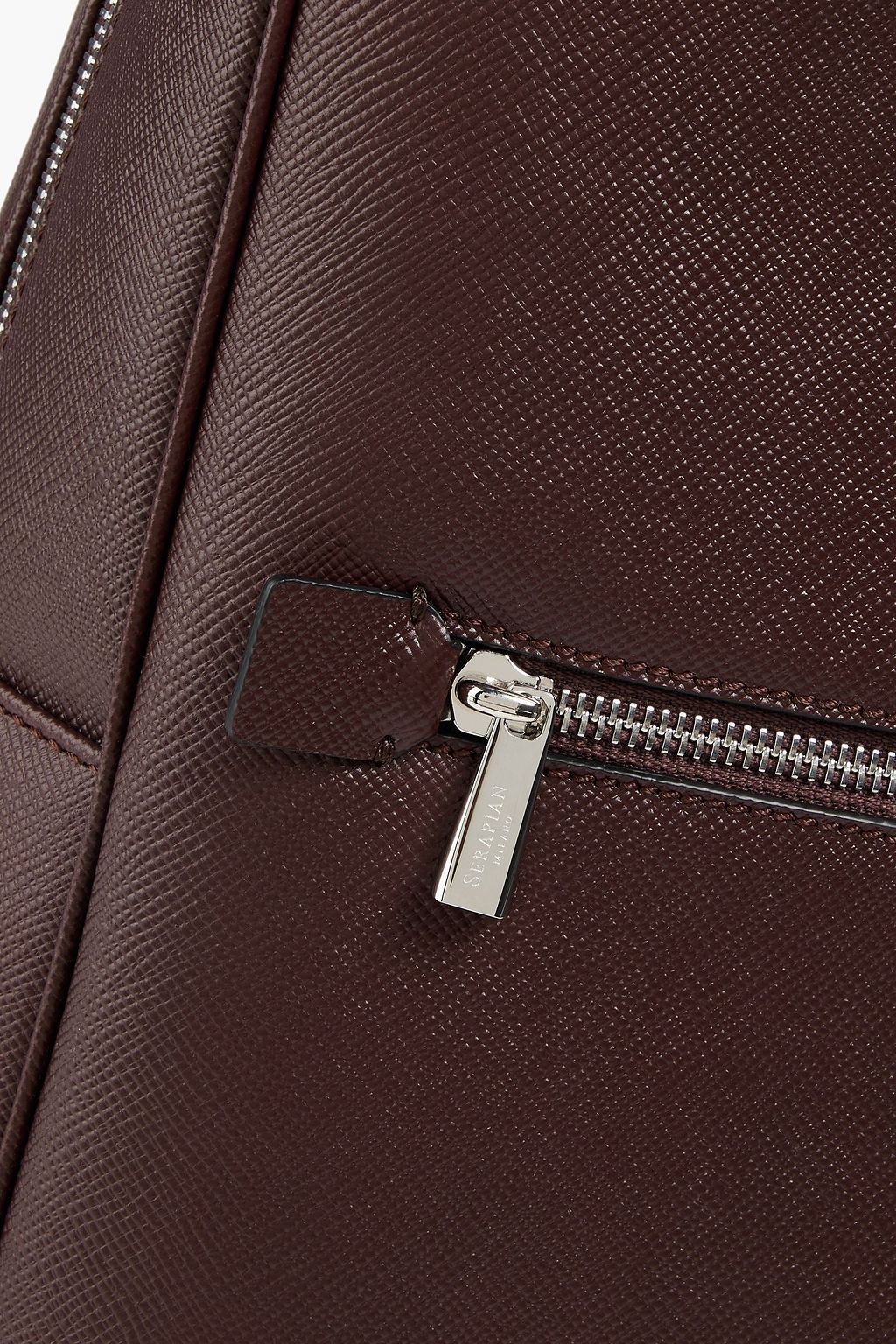 SERAPIAN Evolution pebbled-leather backpack