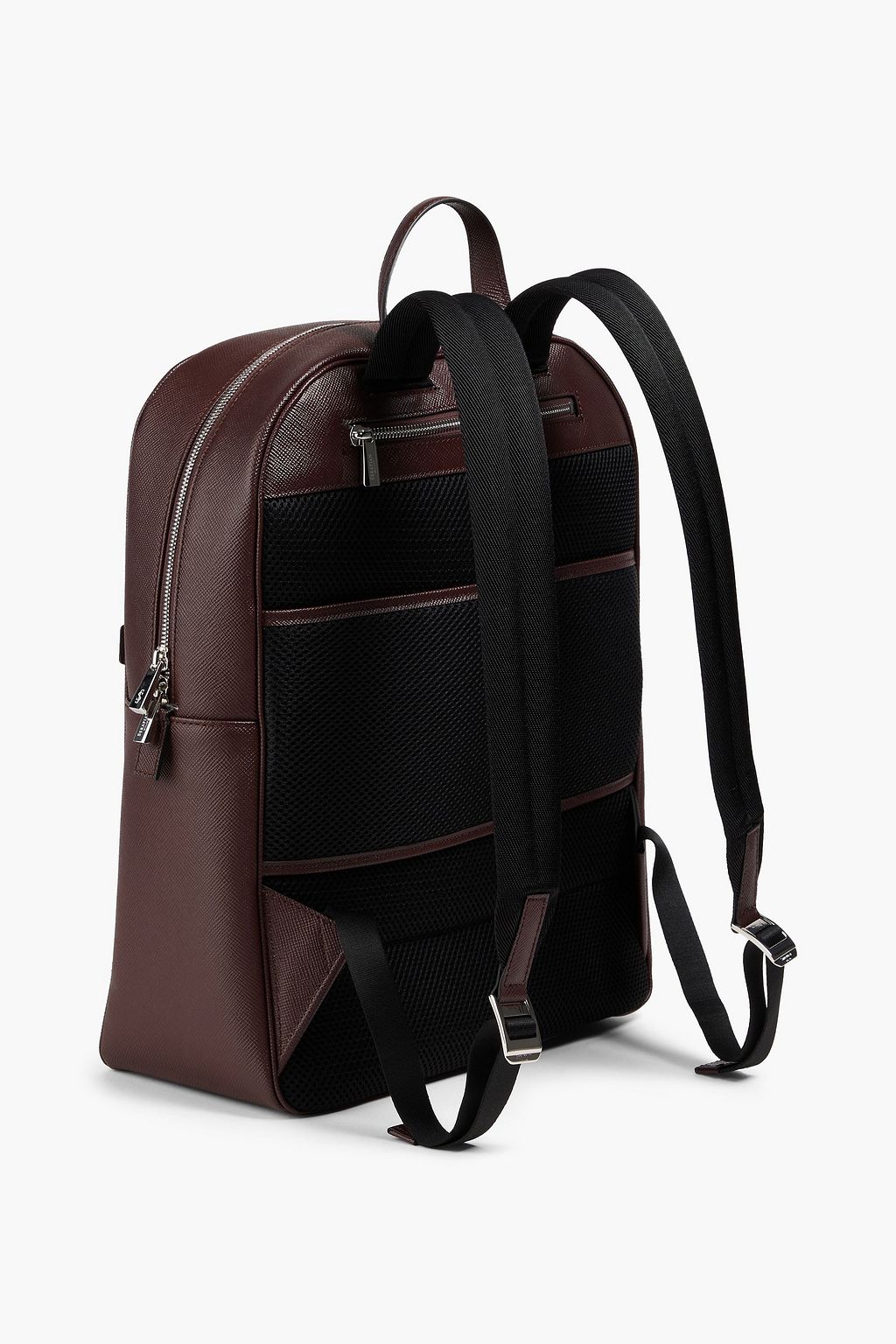 SERAPIAN Evolution pebbled-leather backpack