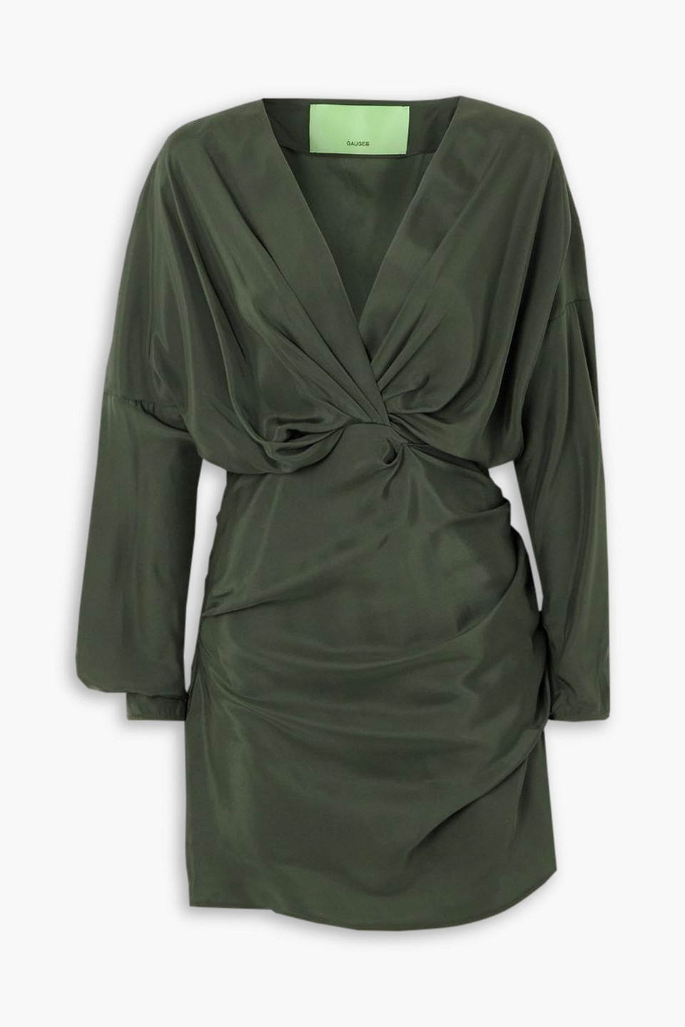 Asuka silk-satin mini dress