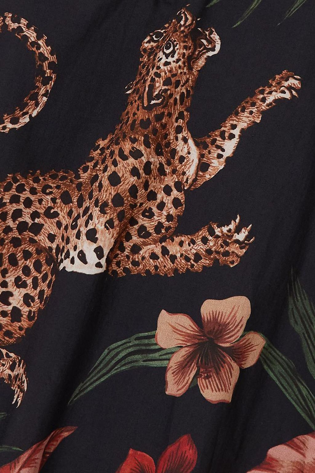 DESMOND & DEMPSEY Printed cotton-voile pajama set