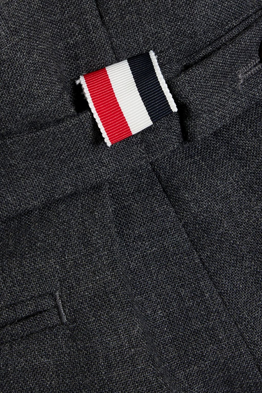 THOM BROWNE Cropped wool tapered pants