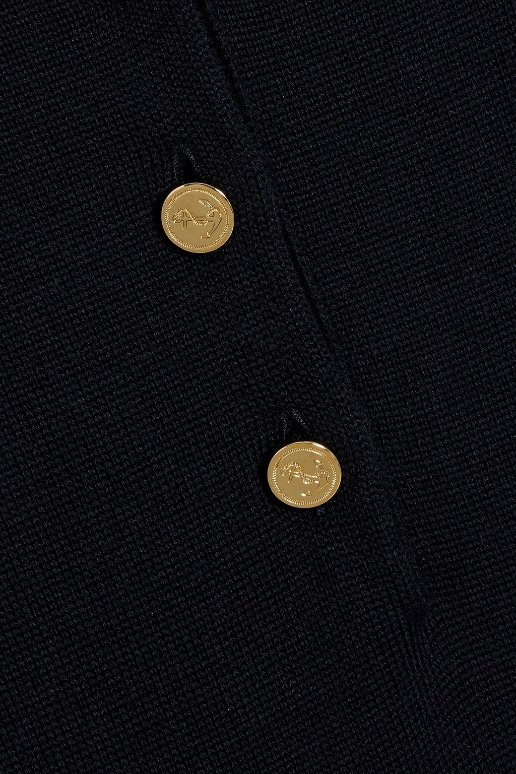 THOM BROWNE Embellished silk and cotton-blend dress