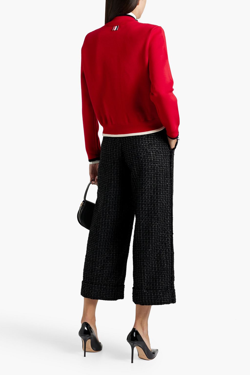 THOM BROWNE Cotton-blend tweed culottes