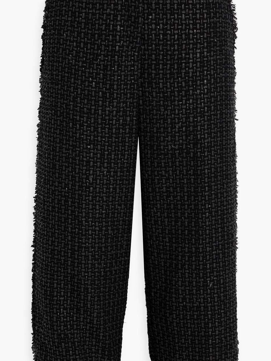 cotton-blend tweed culottes