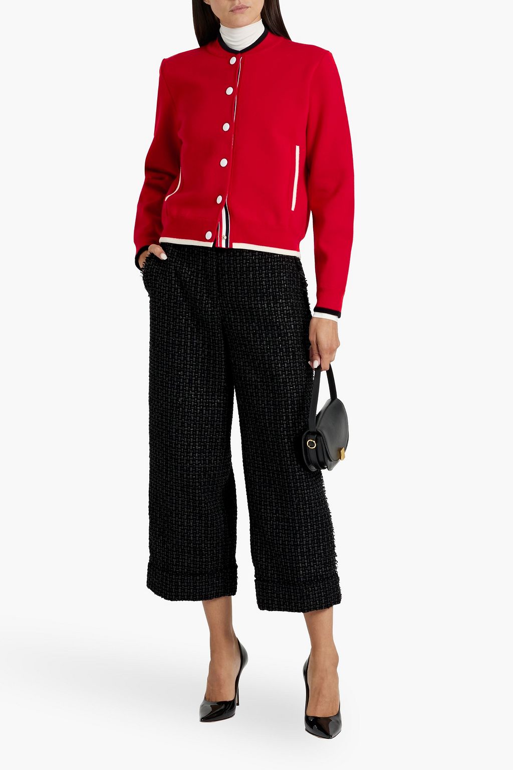 THOM BROWNE Cotton-blend tweed culottes