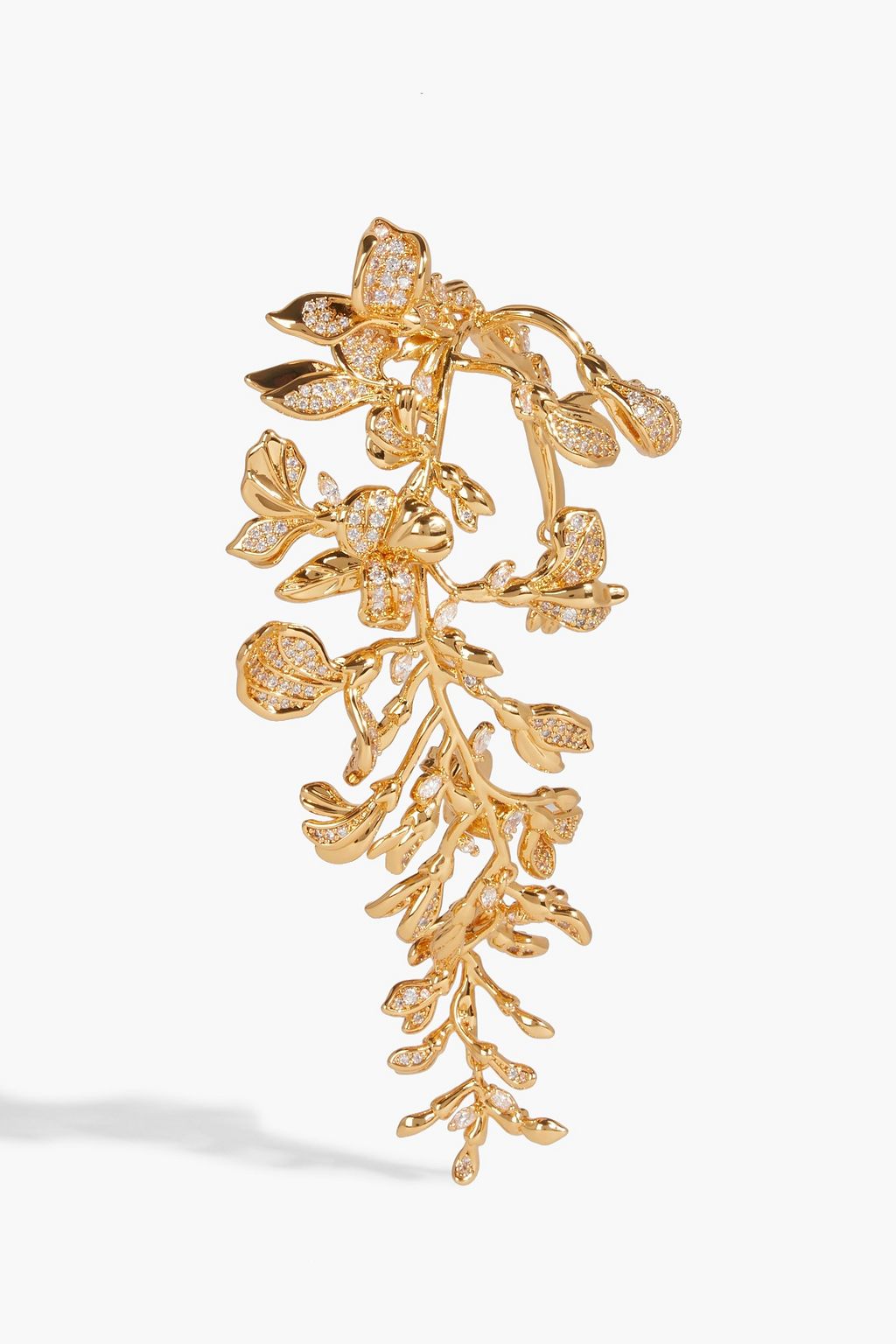 ZIMMERMANN Gold-tone crystal earcuff