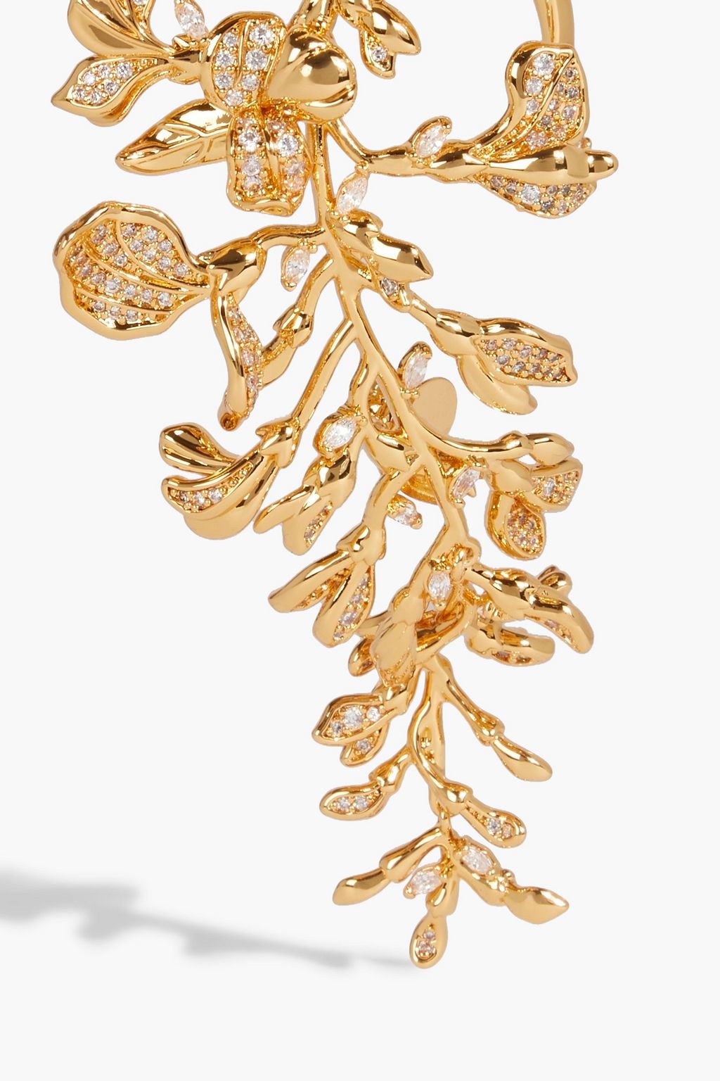 ZIMMERMANN Gold-tone crystal earcuff
