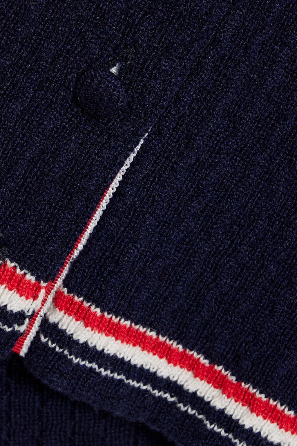 THOM BROWNE Striped cashmere sweater