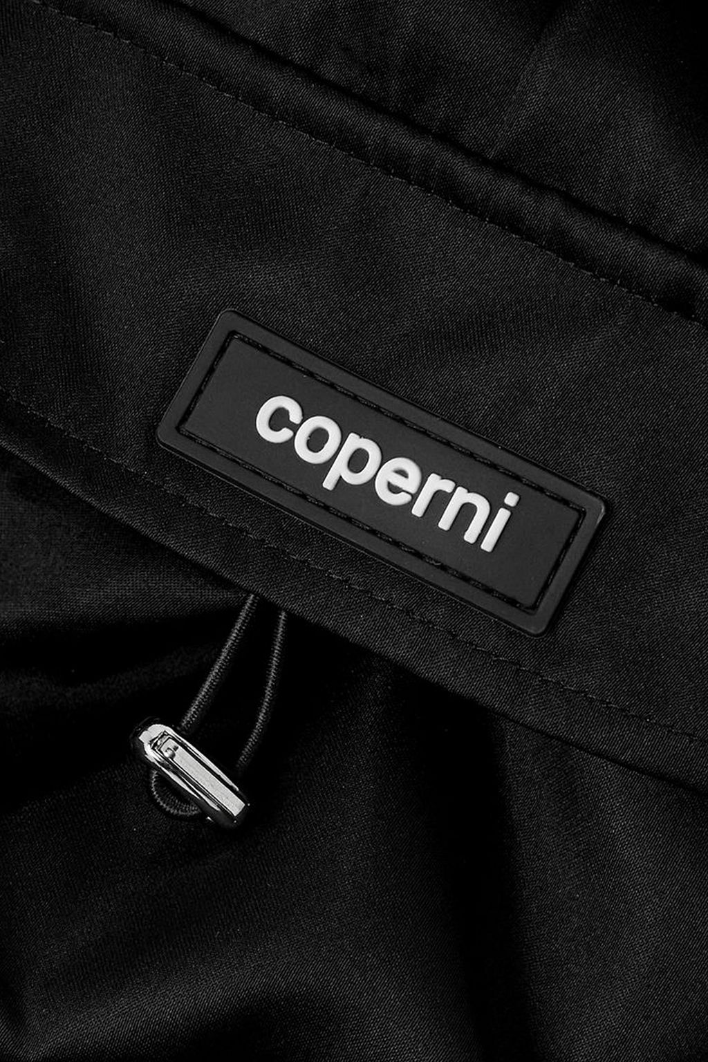 COPERNI تنورة قصيرة من قماش عازل برقعة زخرفية
