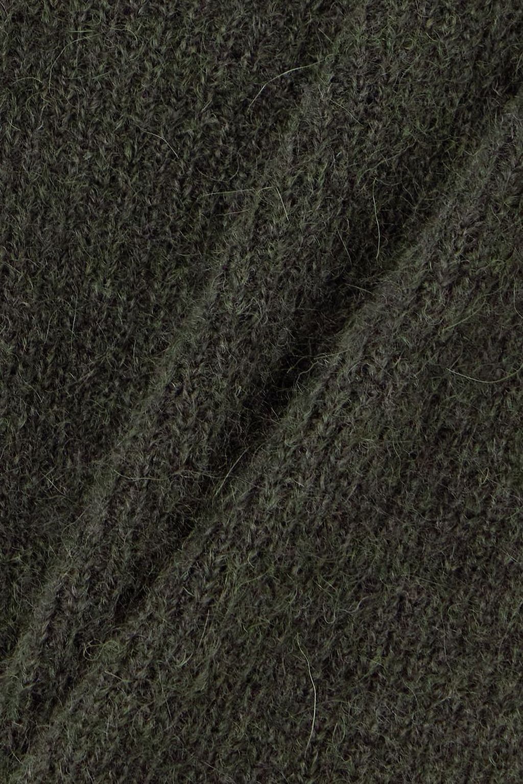 CORTANA Zakia ribbed alpaca, silk and wool-blend tank