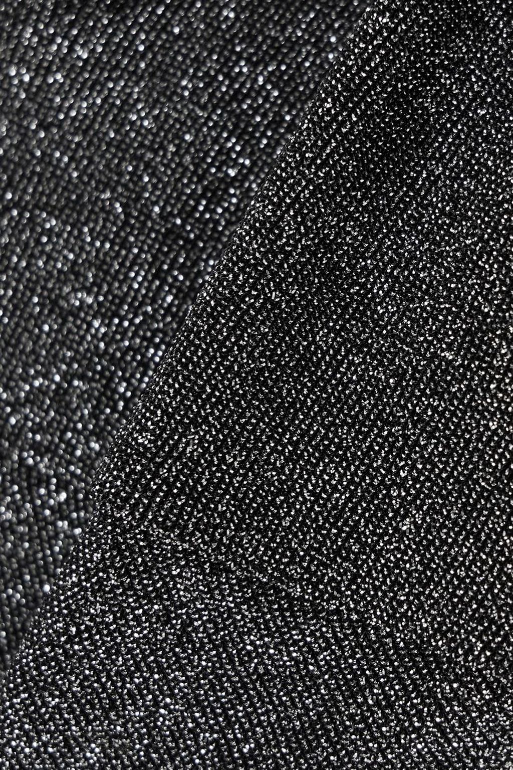 FORM AND FOLD قطعة بيكيني علوية D-G The Crop بأسلاك سفلية ولمعة معدنية