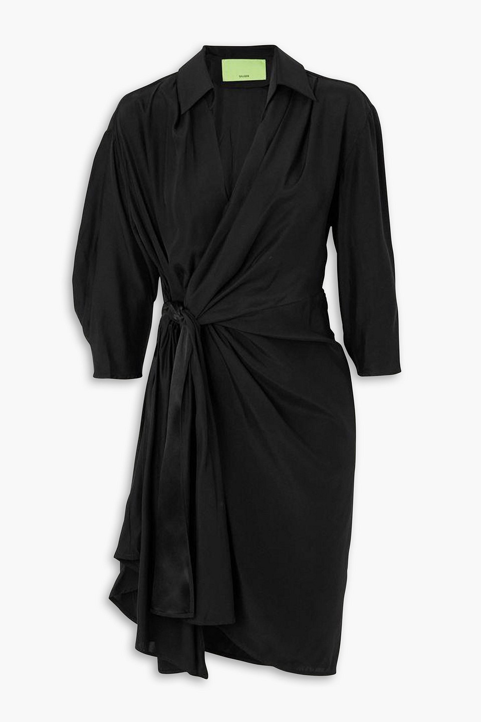 Gauge81 Black Miya Minidress In Black