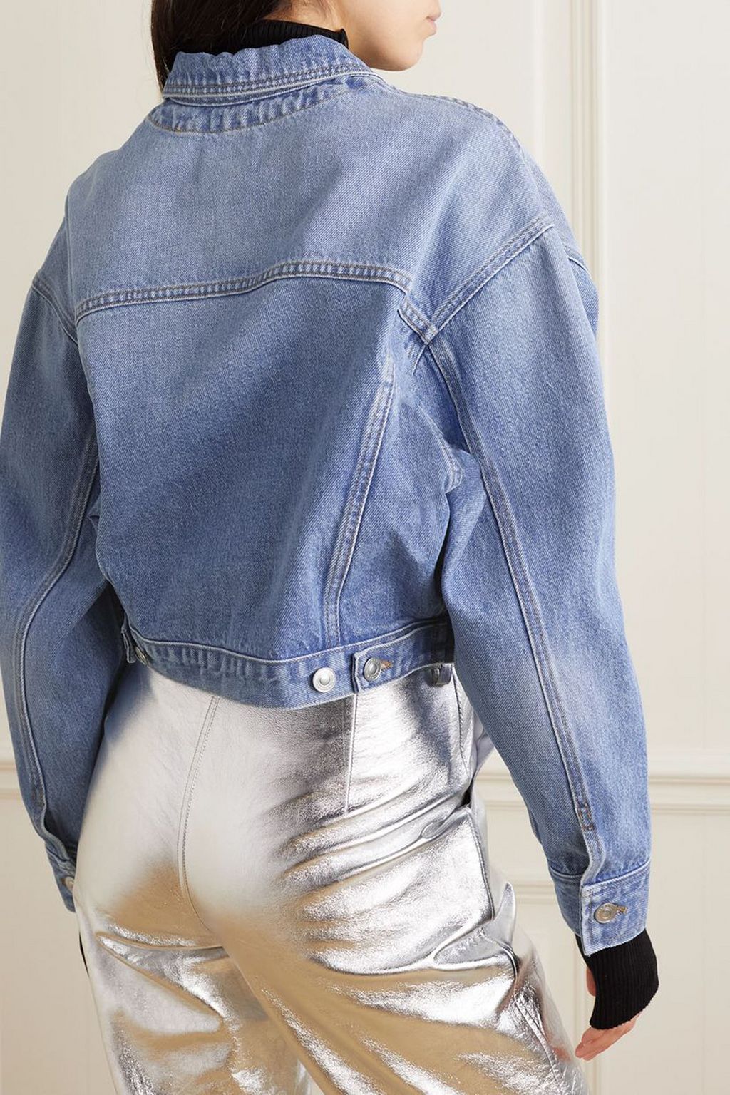 MARANT ÉTOILE Tadia cropped denim jacket