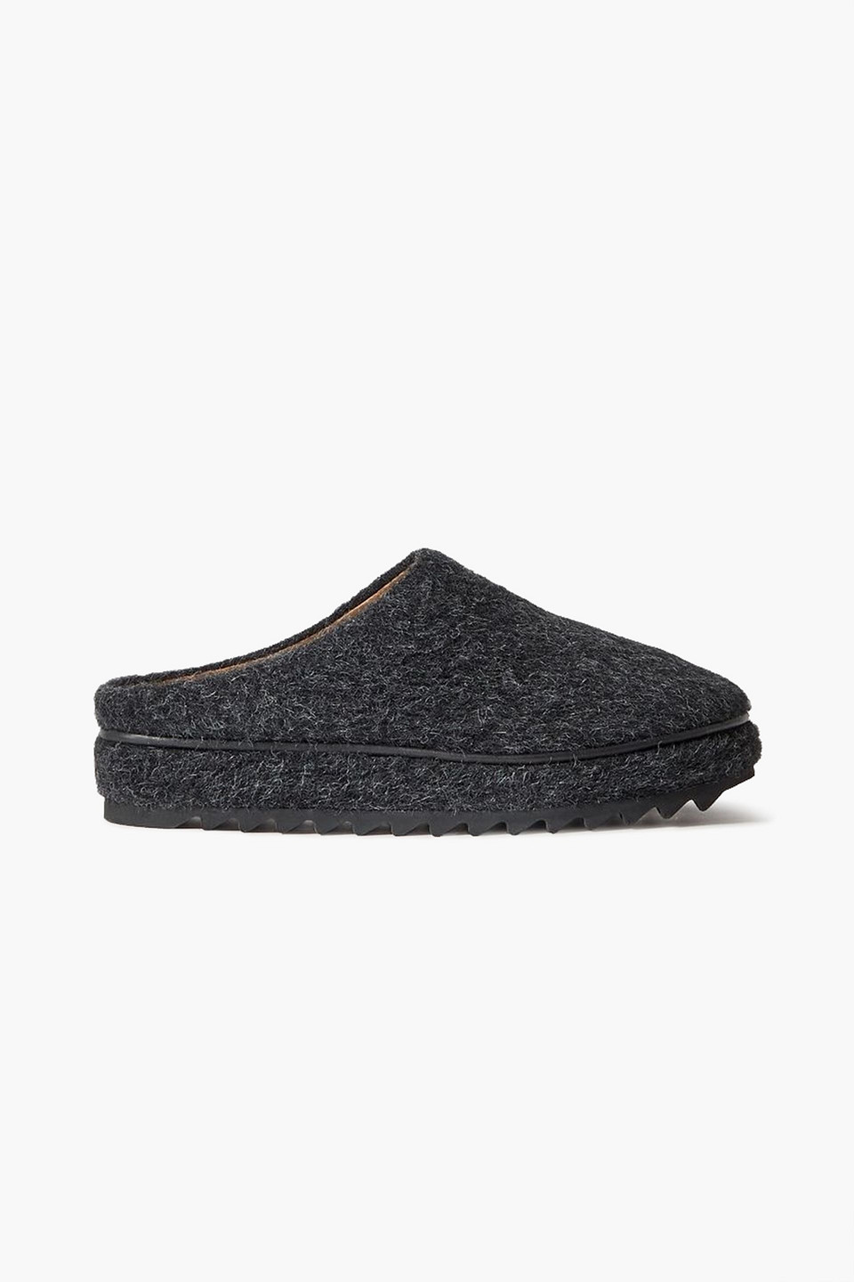 LAUREN MANOOGIAN MOTO BRUSHED ALPACA AND MERINO WOOL-BLEND MULES