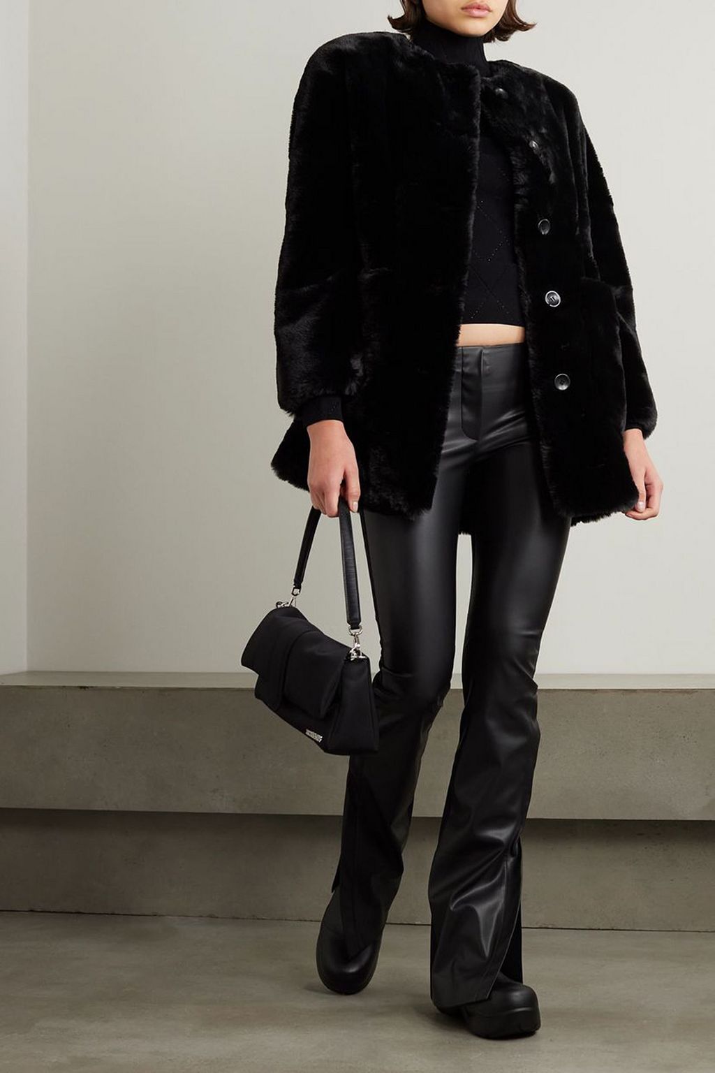 PROENZA SCHOULER PSWL 인조 퍼 코트