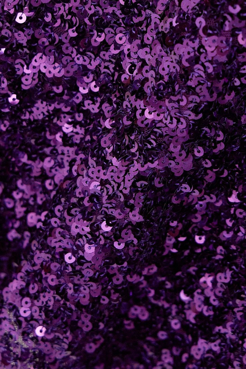 Rotate Birger Christensen Puff-sleeve Sequinned Maxi Dress In Violet