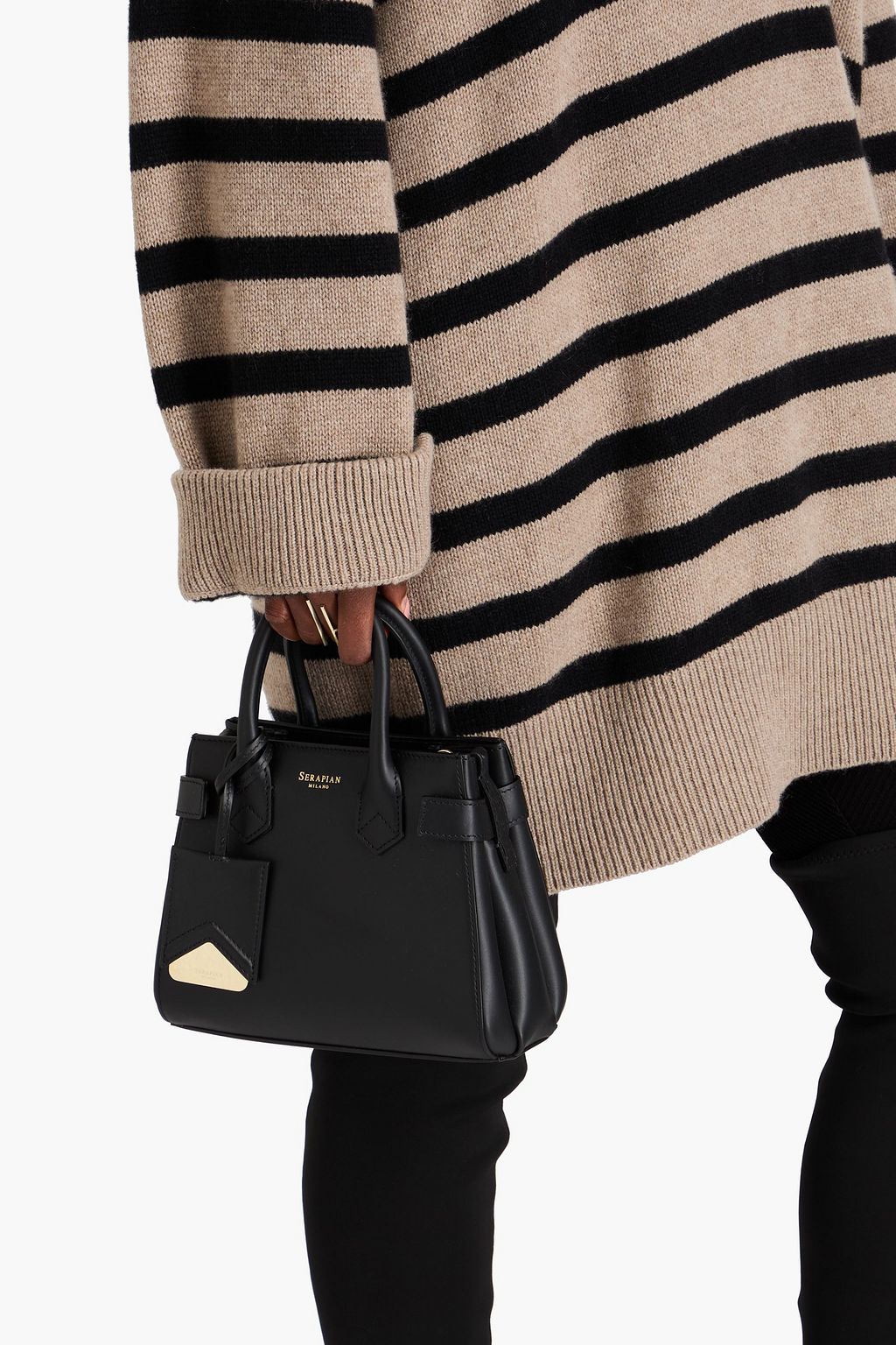 SERAPIAN Meline leather tote