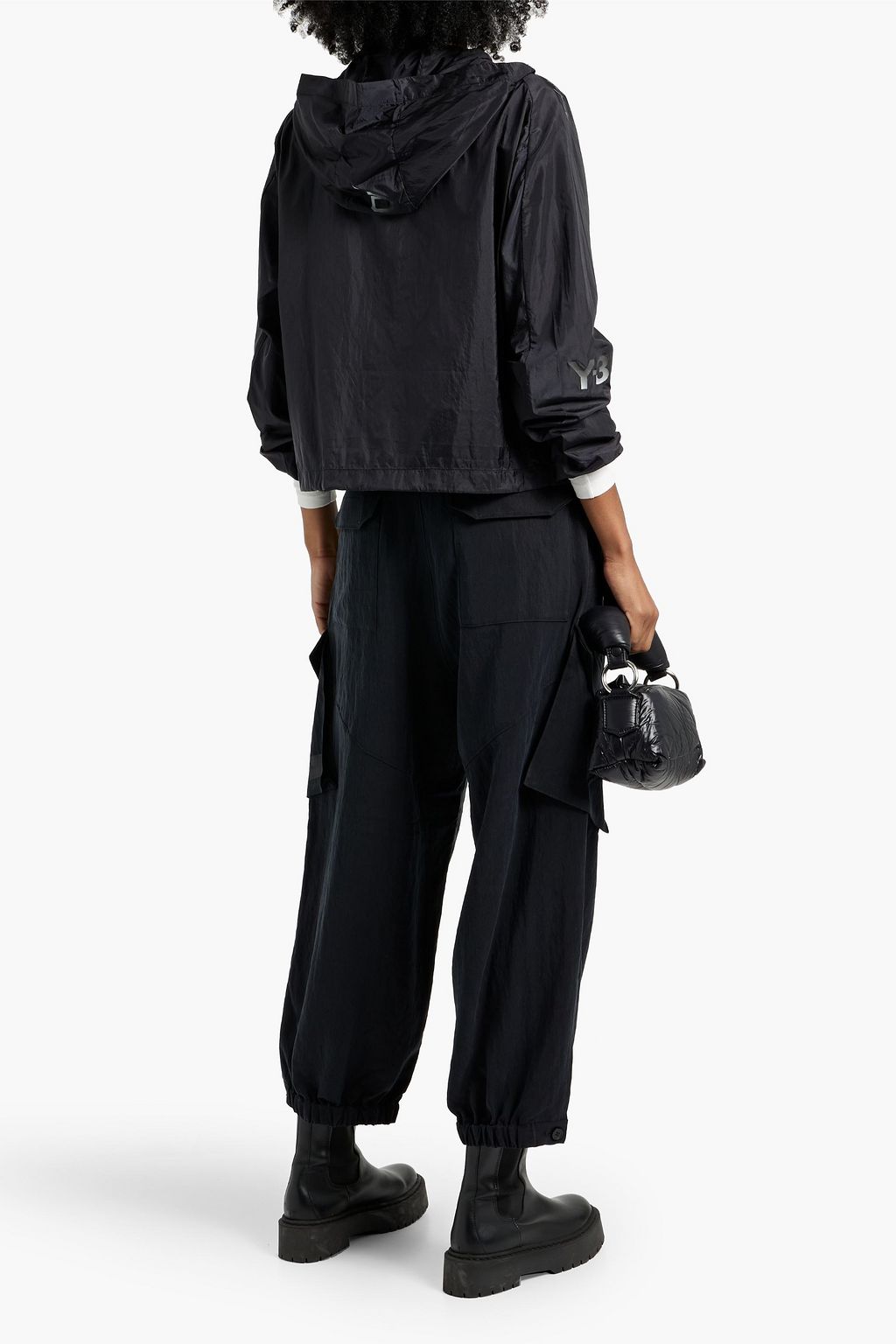 Y-3 Shell hooded jacket