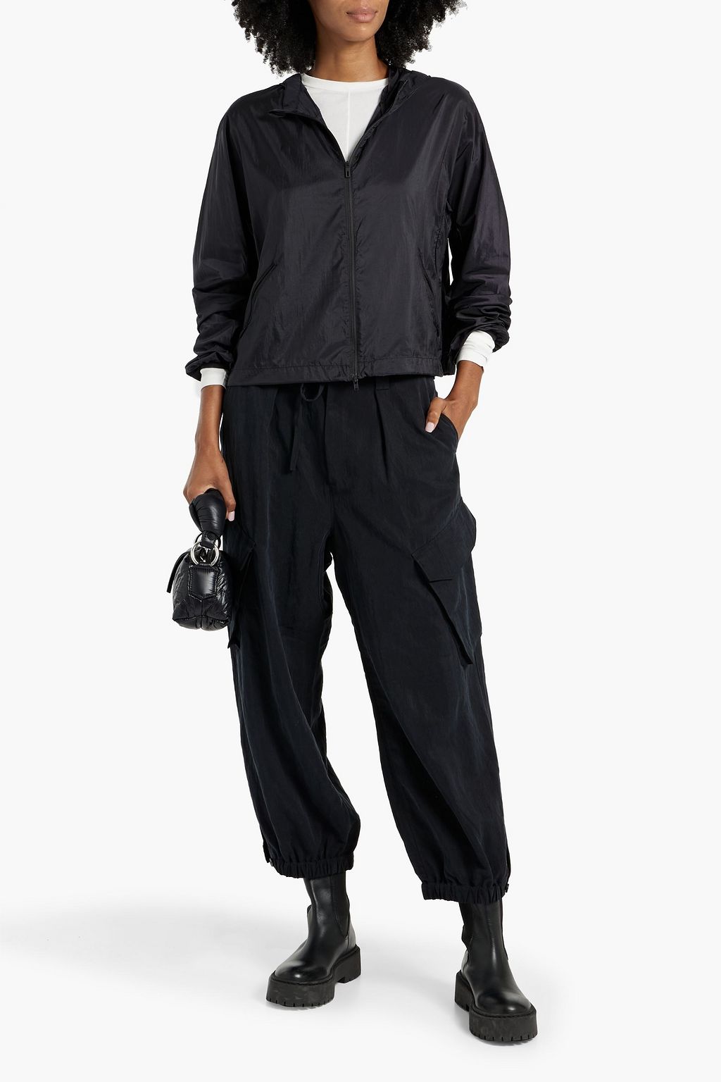 Y-3 Shell hooded jacket