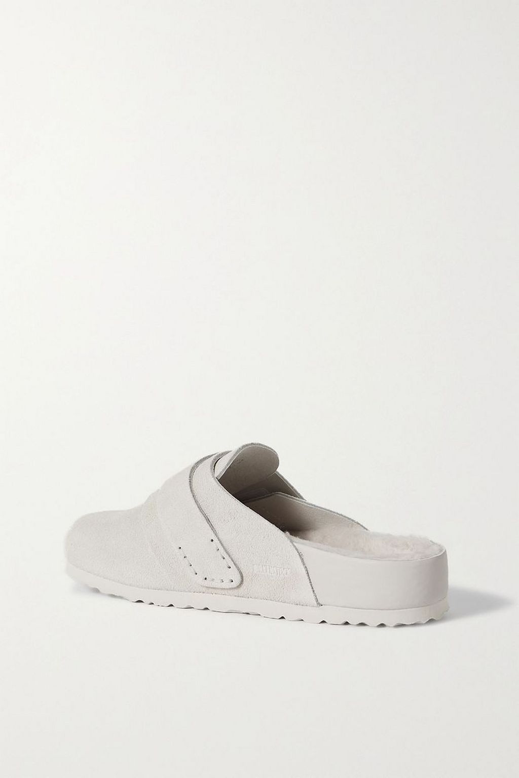 BIRKENSTOCK X TEKLA Nagoya shearling-lined suede clogs