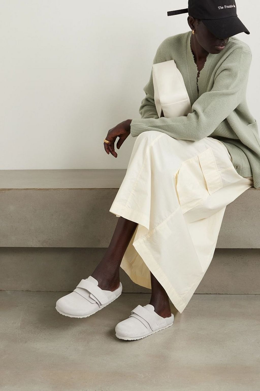 BIRKENSTOCK X TEKLA Nagoya shearling-lined suede clogs