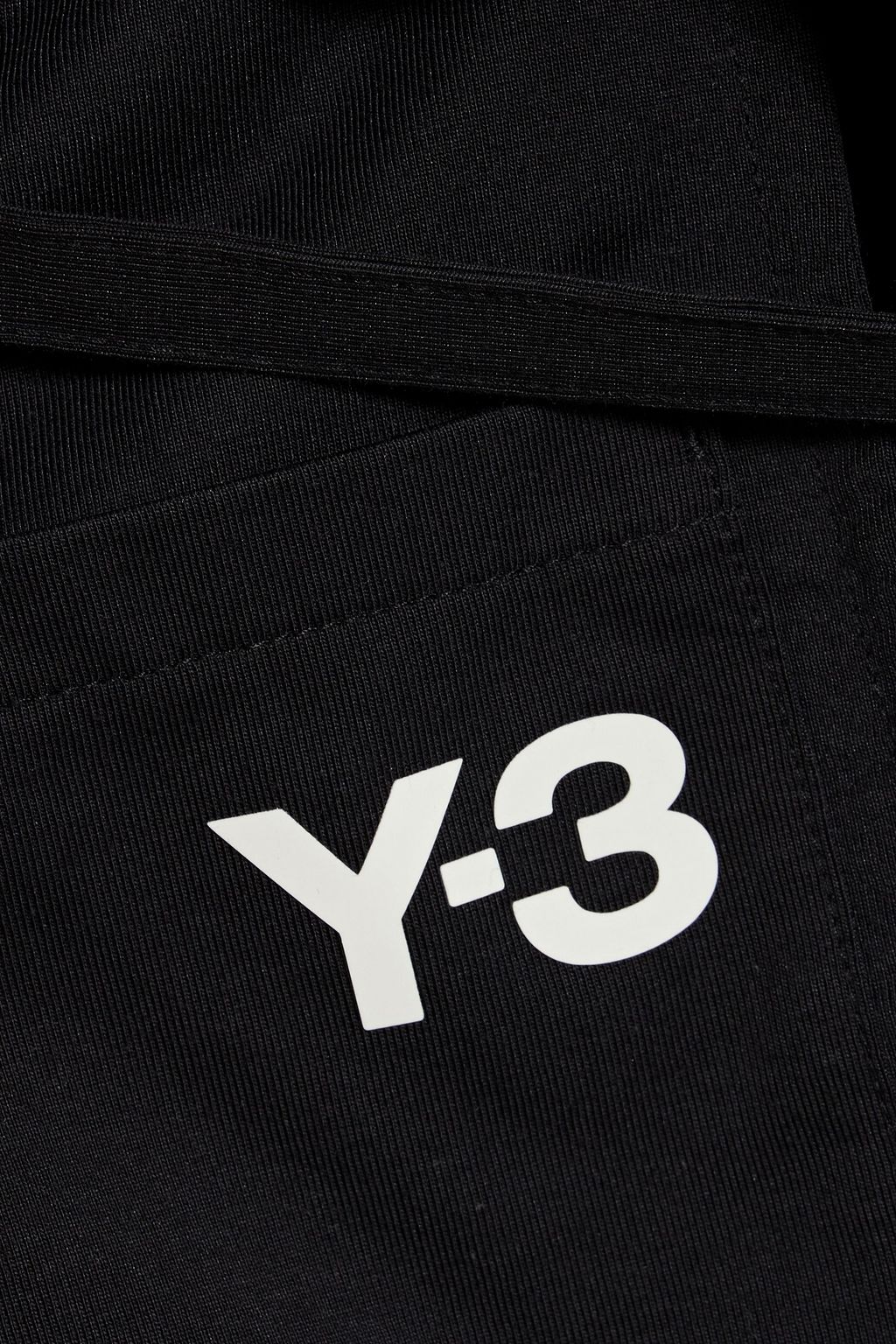 Y-3 Printed tech-jersey wrap top