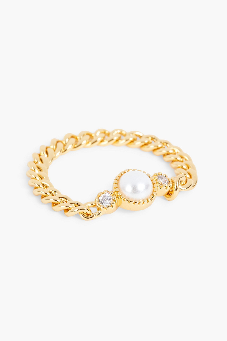 Zimmermann Gold-tone Faux Pearl Ring