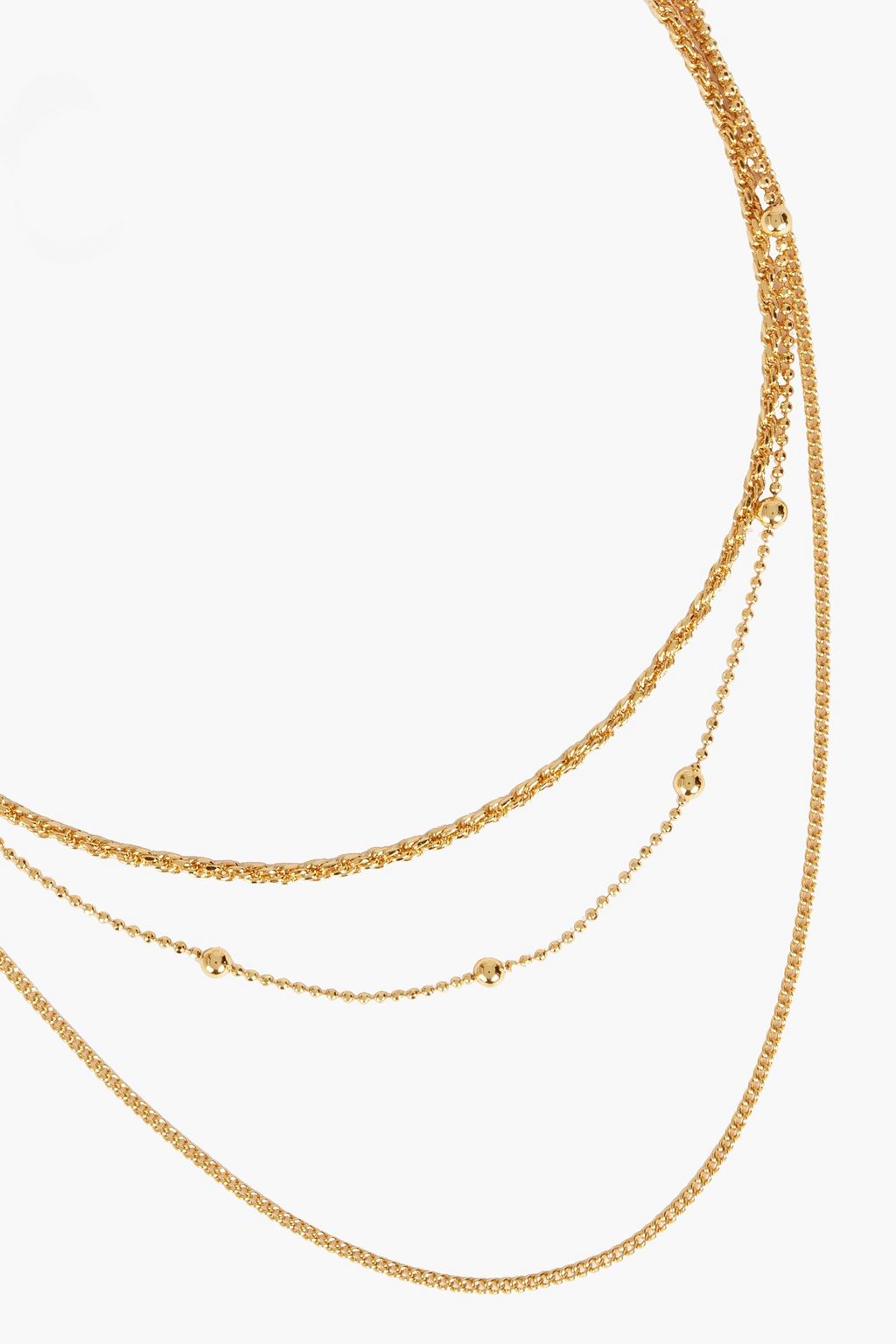 ZIMMERMANN Layered gold-tone necklace