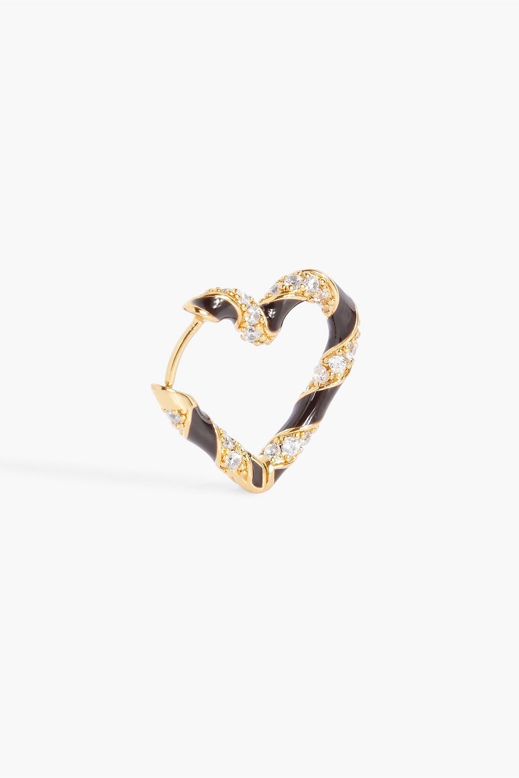 ZIMMERMANN Gold-tone, crystal and enamel earrings
