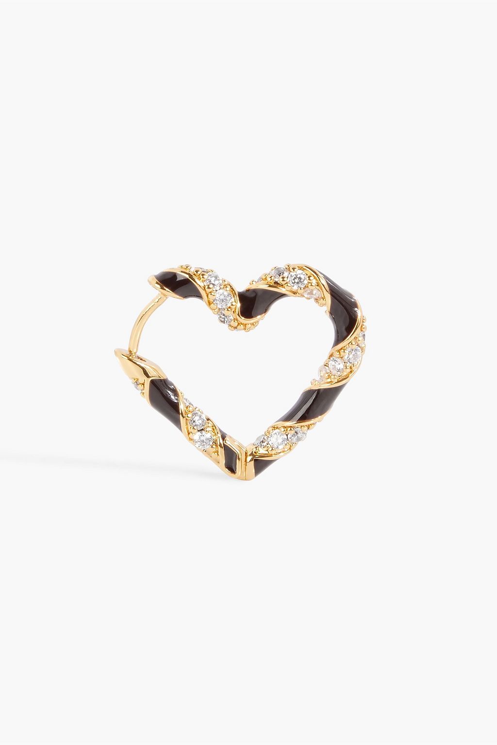 ZIMMERMANN Gold-tone, crystal and enamel earrings