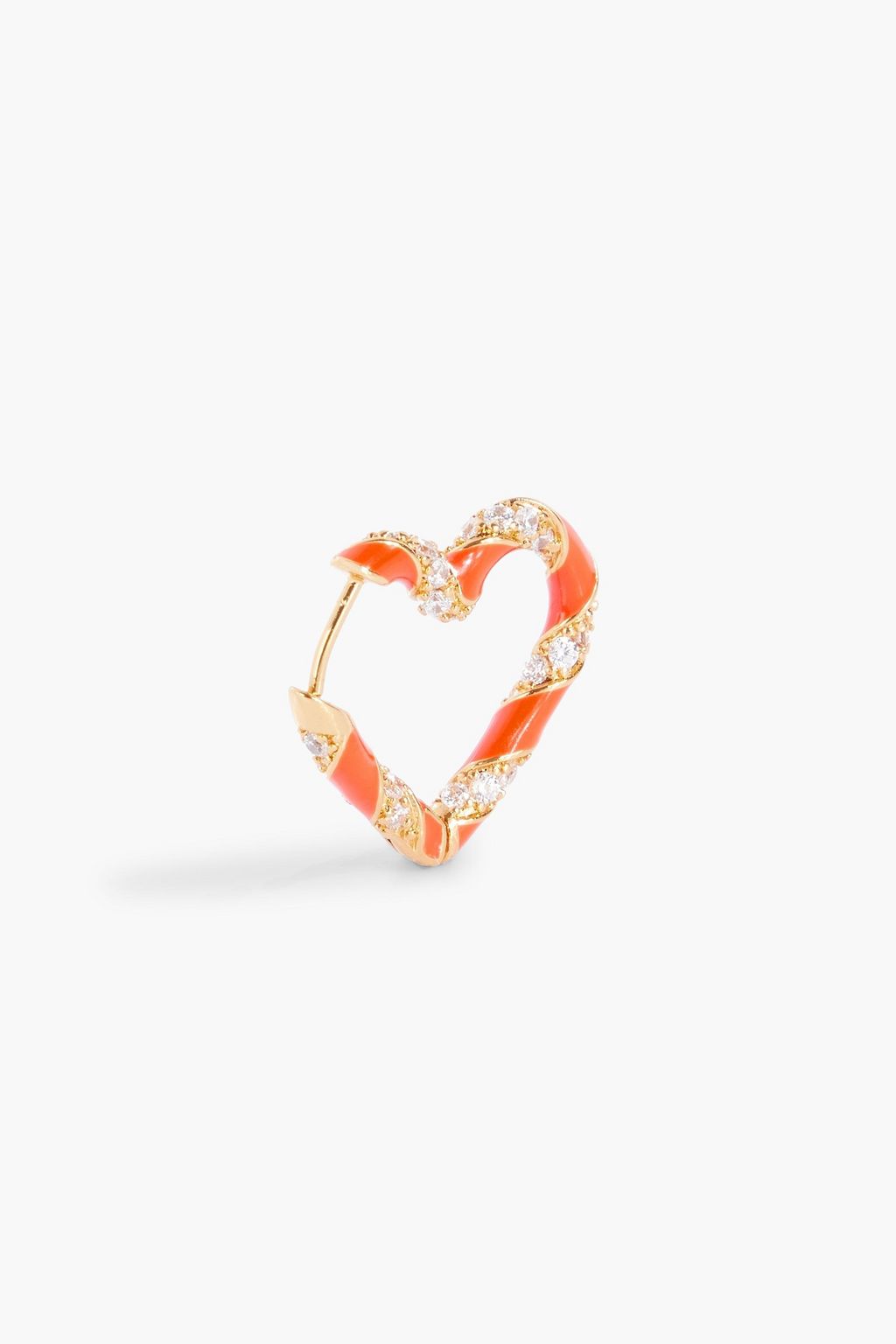 ZIMMERMANN Gold-tone, crystal and enamel earrings