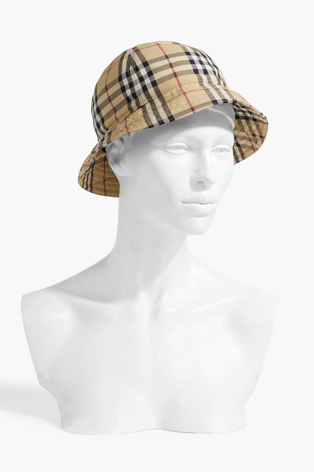 BURBERRY Checked canvas bucket hat